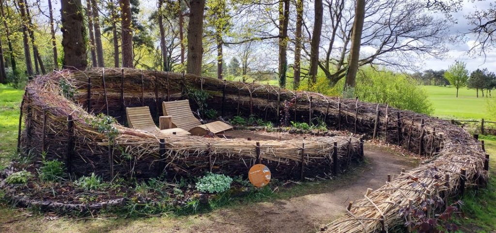 'The Nest' by Sam Southgate at RHS Wisley (image: RHS Wisley, 2024) 